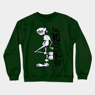 Confident Alien Geek Guy Crewneck Sweatshirt